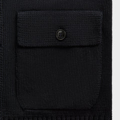 C.P. Company Compact Cotton Full Button Lens Knit - Total Eclipse | Kith Total Eclipse