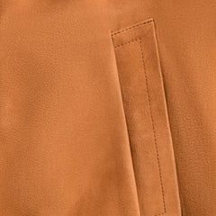 Auralee Lamb Suede Zip Blouson - Camel | Kith Camel