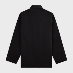Auralee Wool Herringbone Over Shirt - Black | Kith Black
