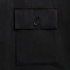 Auralee Wool Herringbone Over Shirt - Black | Kith Black