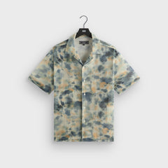 Kith Cotton Mesh Thompson Camp Collar Shirt - Cyanotype | Kith Cyanotype