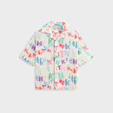 Kith Kids Watercolor Camp Shirt - White | Kith White
