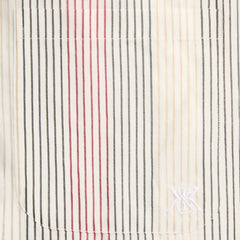 Kith Seersucker Long Sleeve Boxy Collared Overshirt - White | Kith White