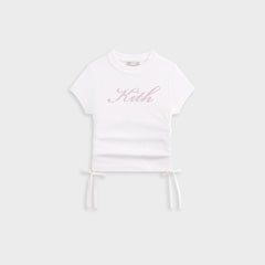 Kith Kids Ruched Mulberry Tee - White | Kith White