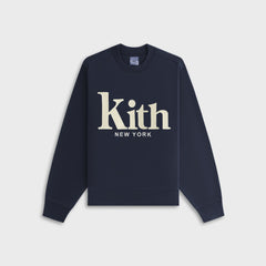Kith Women Asher New York Crewneck - Nocturnal | Kith Nocturnal