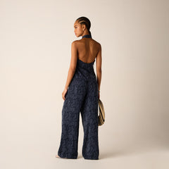 Kith Women Ida Wavy Jacquard Pant - Nocturnal | Kith Nocturnal