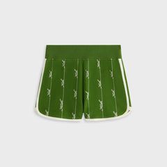 Kith Women Mica Pique Logo Knit Short - Turf | Kith Turf