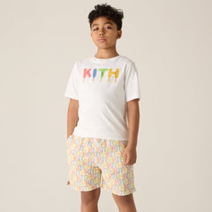 Kith Kids Monogram Thompson Camp Short - Silk | Kith Silk
