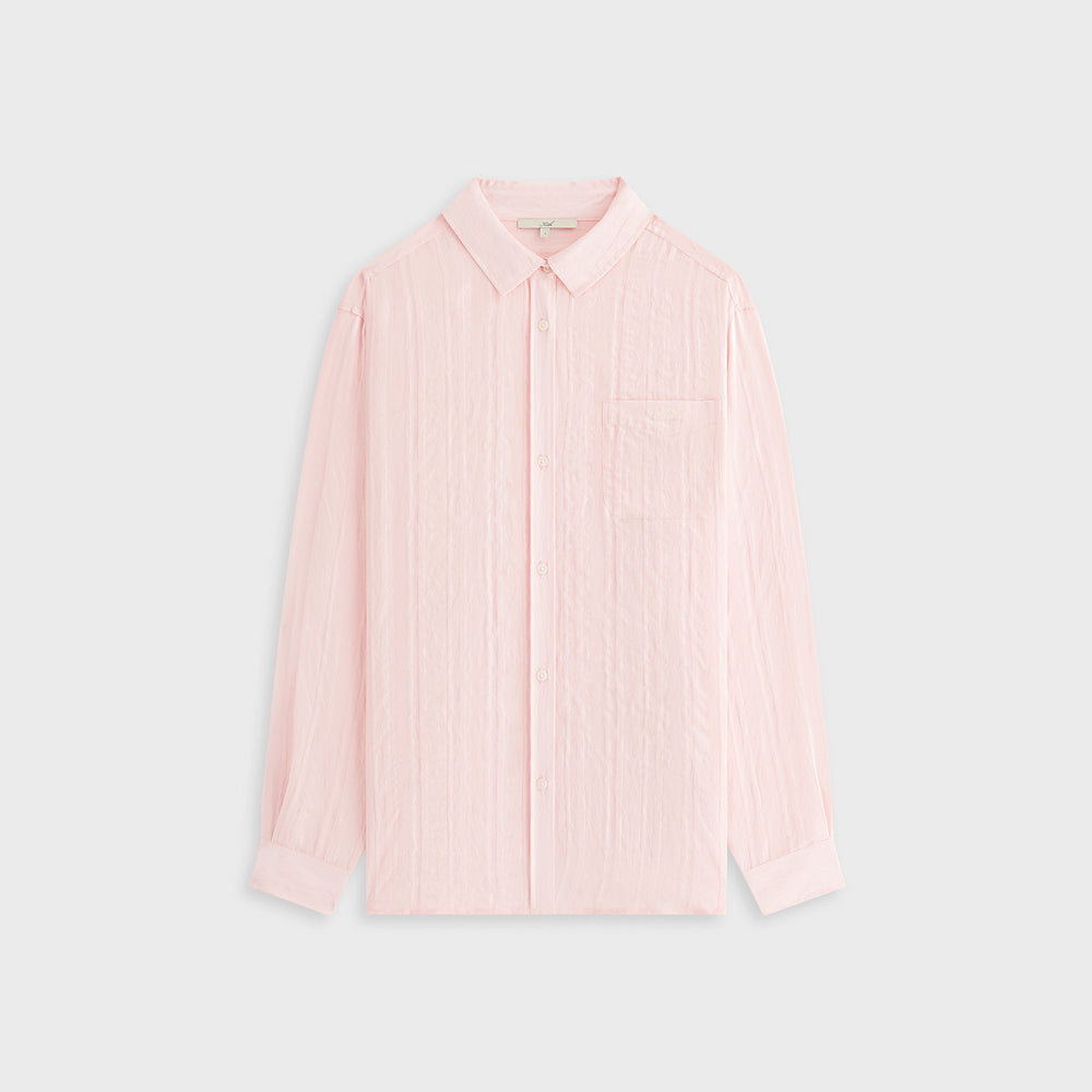 Kith Women Ora II Sheer Stripe Shirt - Abelia | Kith Abelia