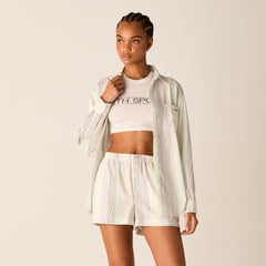 Kith Women Ora II Seersucker Shirt - Mykonos | Kith Mykonos