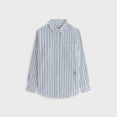 Kith Women Ora II Dobby Stripe Shirt - Royal | Kith Royal