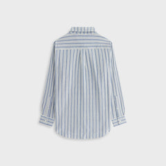 Kith Women Ora II Dobby Stripe Shirt - Royal | Kith Royal