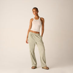 Kith Women Miles II Dobby Stripe Pants - Turf | Kith Turf