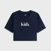 Kith Women Misha Super Crop Tee - Nocturnal | Kith Nocturnal