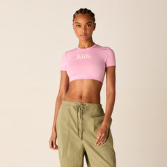 Kith Women Misha Super Crop Tee - Bubble | Kith Bubble