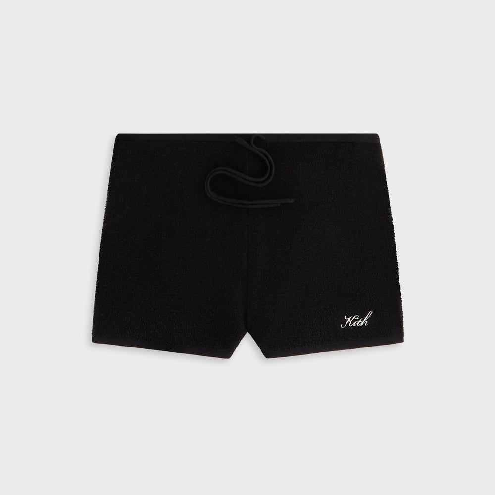 Kith Women Avyn Micro Sweater Short - Black | Kith Black