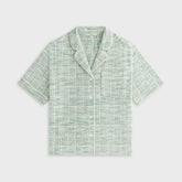 Kith Women Tweed Camp Shirt - Mykonos | Kith Mykonos