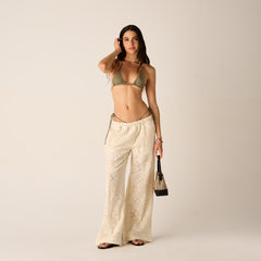 Kith Women Ida Paisley Gauze Pant - Waffle | Kith Waffle