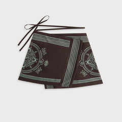Kith Women Mako Medallion Wrap Skirt - Incognito | Kith Incognito