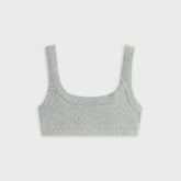 Kith Women Elle II U-Neck Towel Terry Bra - Medium Heather Grey | Kith Medium Heather Grey