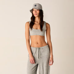 Kith Women Elle II U-Neck Towel Terry Bra - Medium Heather Grey | Kith Medium Heather Grey