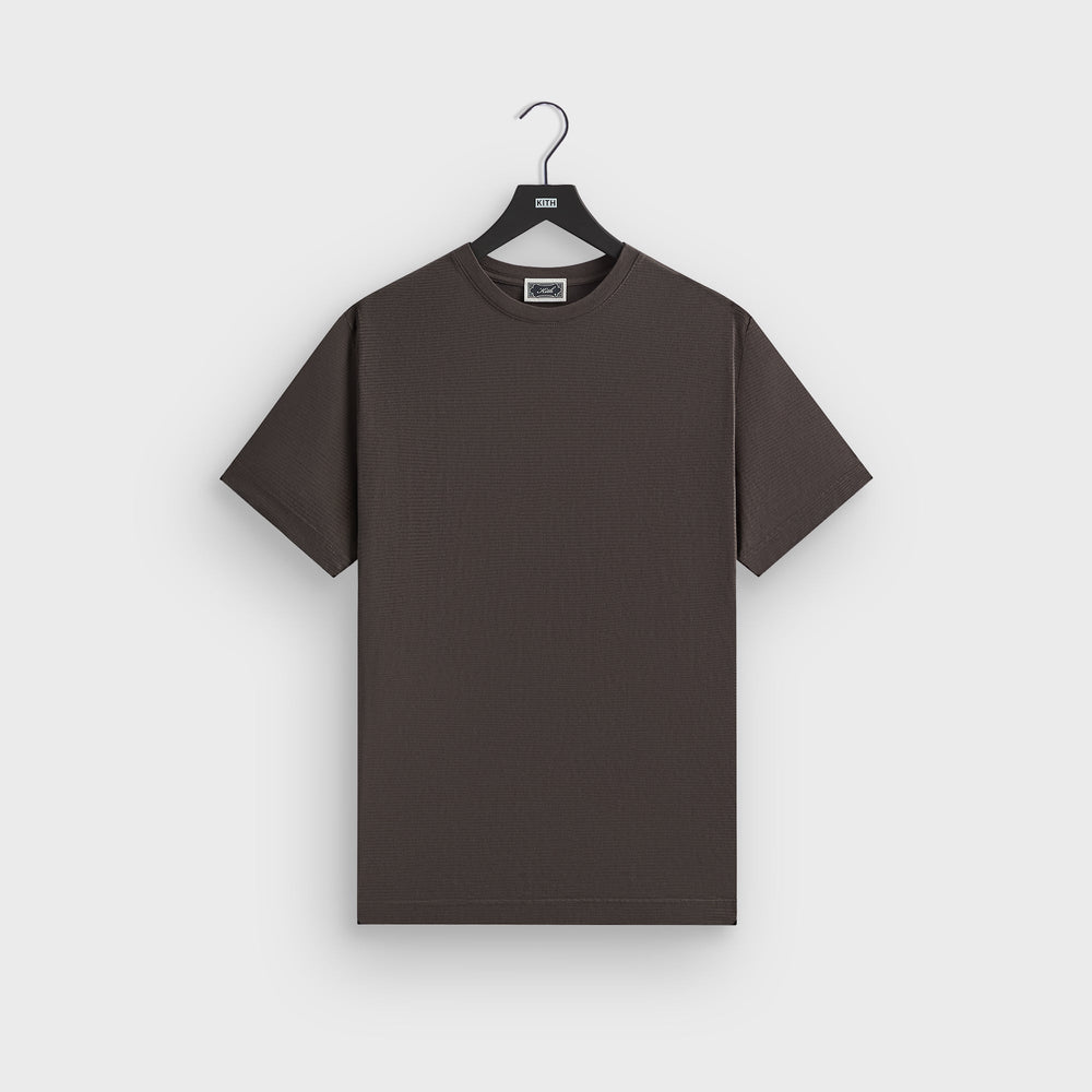 Kith Pointelle Mesh Short Sleeve Heathrow Tee - Cacao | Kith Cacao