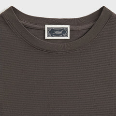 Kith Pointelle Mesh Short Sleeve Heathrow Tee - Cacao | Kith Cacao