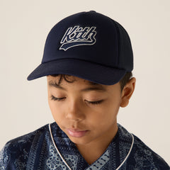 Kith Kids Varsity Logo Trucker Hat - Vista | Kith Vista
