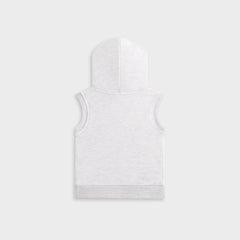Kith Baby Pathways Sleeveless Hoodie - Light Heather Grey | Kith Light Heather Grey