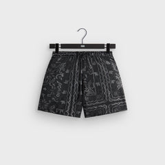 Kith Panelled Bandana Ashton Swim Short - Black | Kith Black