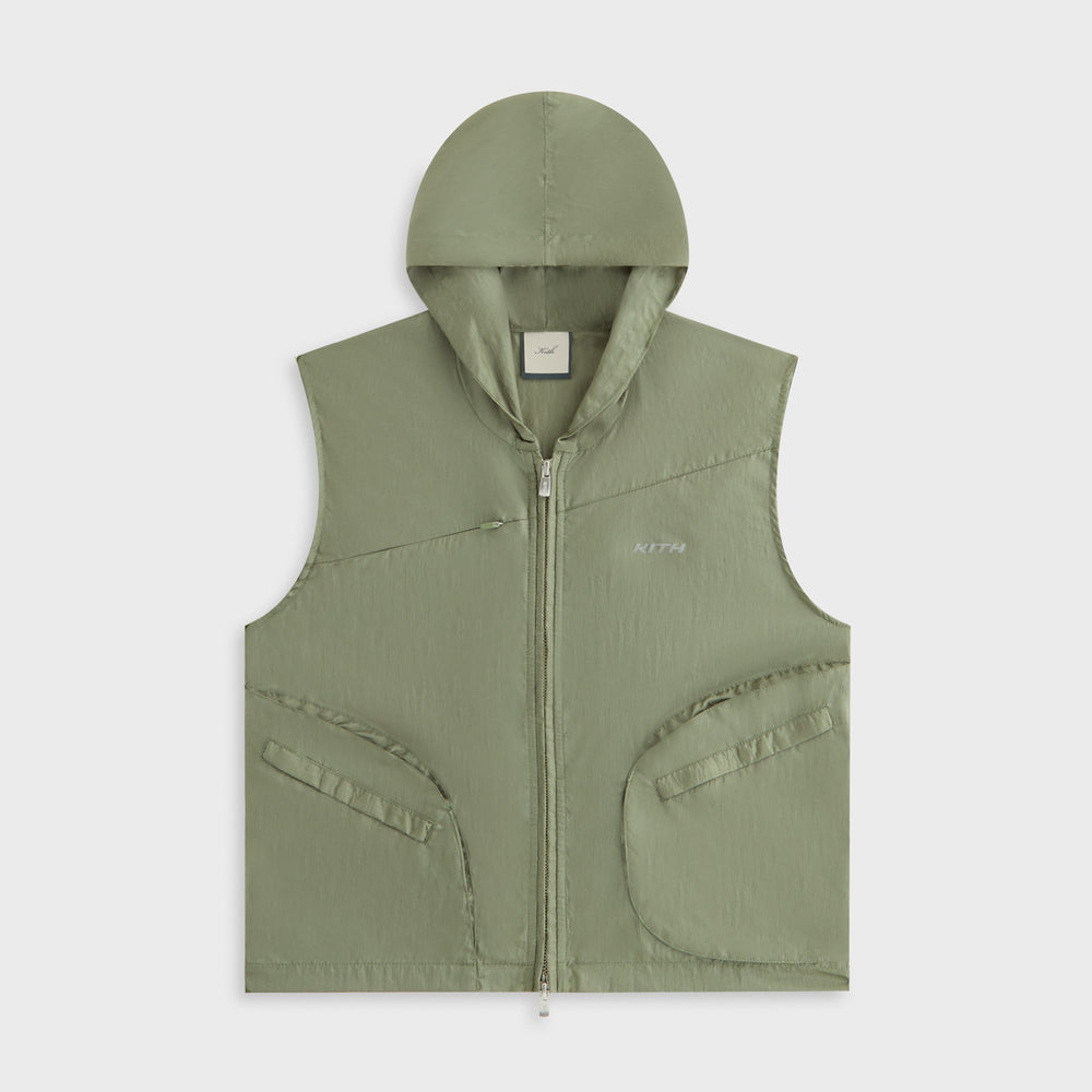 Kith Women Verena Sporty Hoodie Vest - Bay Breeze | Kith Bay Breeze