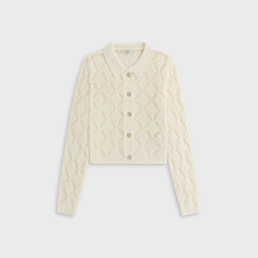 Kith Women Tori Crochet Knit Top - Silk | Kith Silk