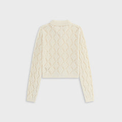 Kith Women Tori Crochet Knit Top - Silk | Kith Silk