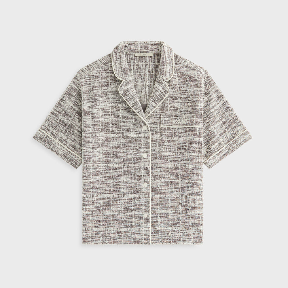 Kith Women Tweed Camp Shirt - Kindling | Kith Kindling