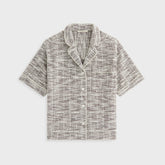 Kith Women Tweed Camp Shirt - Kindling | Kith Kindling