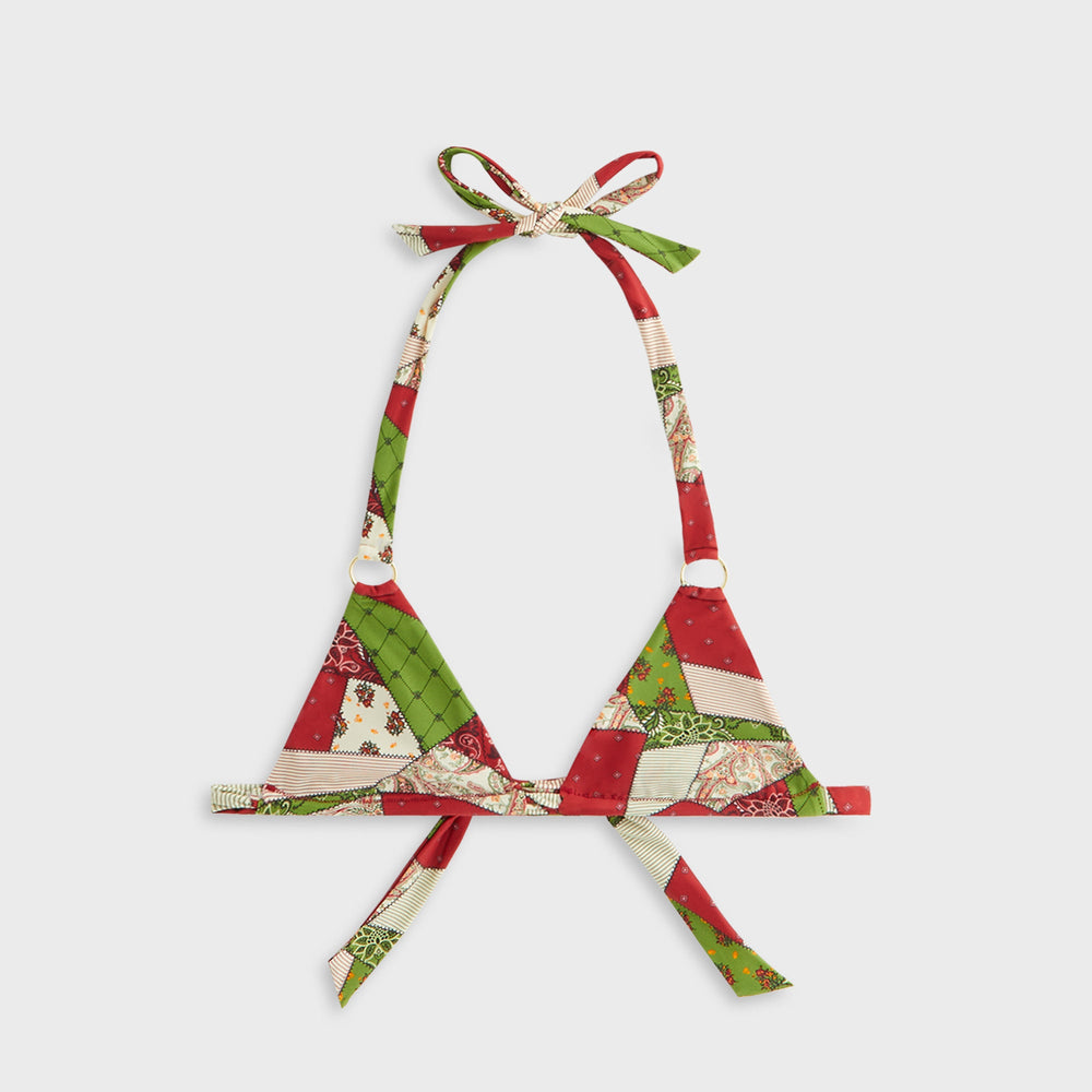 Kith Women Kenna Patchwork Scarf Tie Top - Kyoho | Kith Kyoho