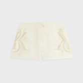 Kith Women Thea II Broderie Crest Short - Waffle | Kith Waffle