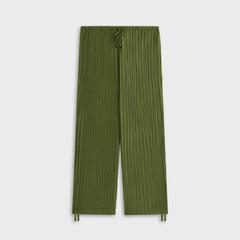 Kith Women Kavi II Plisse Drawstring Pant - Kelp | Kith Kelp