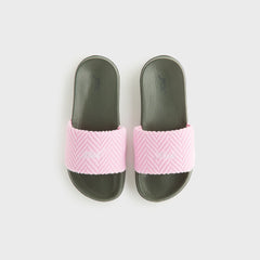 Kith Women Herringbone Terry Slides - Bubble | Kith Bubble