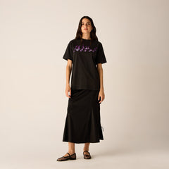 Kith Women Vintage Flame Tee - Black | Kith Black