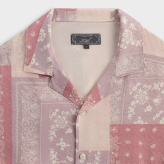 Kith Silk Lyocell Bandana Reade Shirt - Pink Opal | Kith Pink Opal