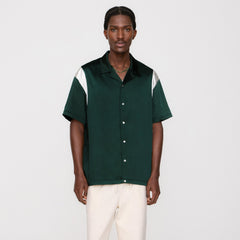 &Kin Washed Satin Landon Souvenir Shirt - Stadium | Kith Stadium