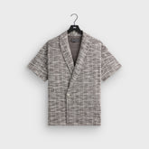Kith Tweed Short Sleeve Thompson Crossover Shirt - Kindling | Kith Kindling