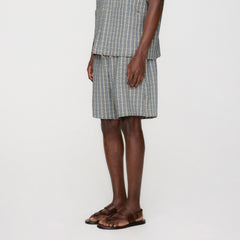 Kith Bubble Check Active Short - Light Indigo | Kith Light Indigo