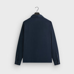 Kith Terry Boxy Collared Overshirt - Nocturnal | Kith Nocturnal