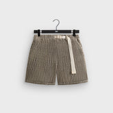 Kith Geometric Diamond Mason Short - Black | Kith Black