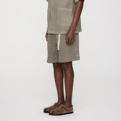 Kith Geometric Diamond Mason Short - Black | Kith Black