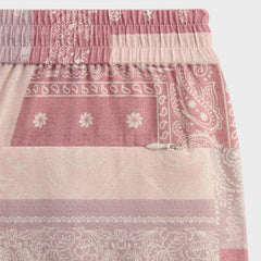 Kith Silk Lyocell Bandana Cedar Short - Pink Opal | Kith Pink Opal
