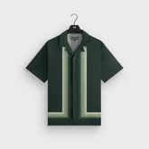 Kith Border Stripe Thompson Camp Collar Shirt - Stadium | Kith Stadium