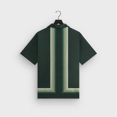 Kith Border Stripe Thompson Camp Collar Shirt - Stadium | Kith Stadium